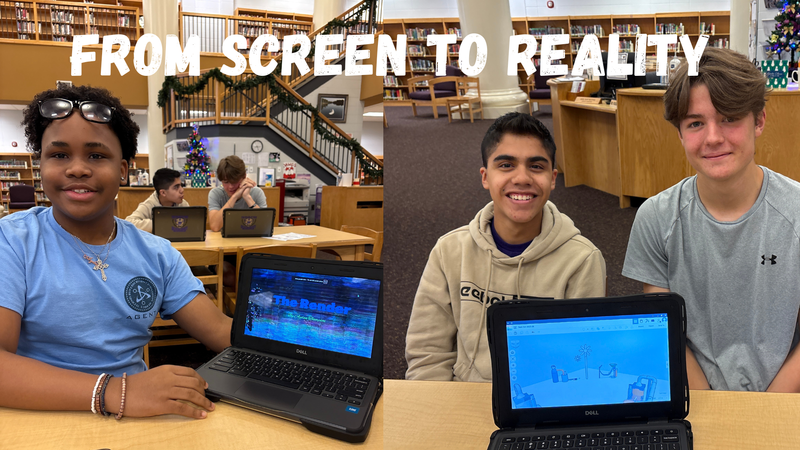 From screen to reality students use video production and 3D modeling to share ideas with a wide audience making innovation visible each step of the way.