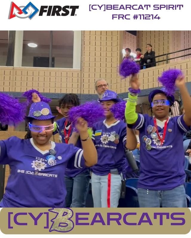 Cheering in the stands 