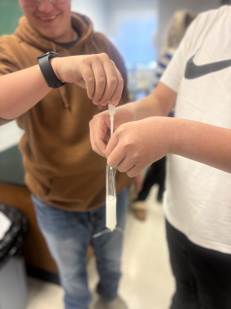 In Honors Biology, we used something called dialysis tubing to represent the cell membrane and how molecules move across the membrane.  They had to set up the dialysis tubing themselves- which is by itself a difficult task.  