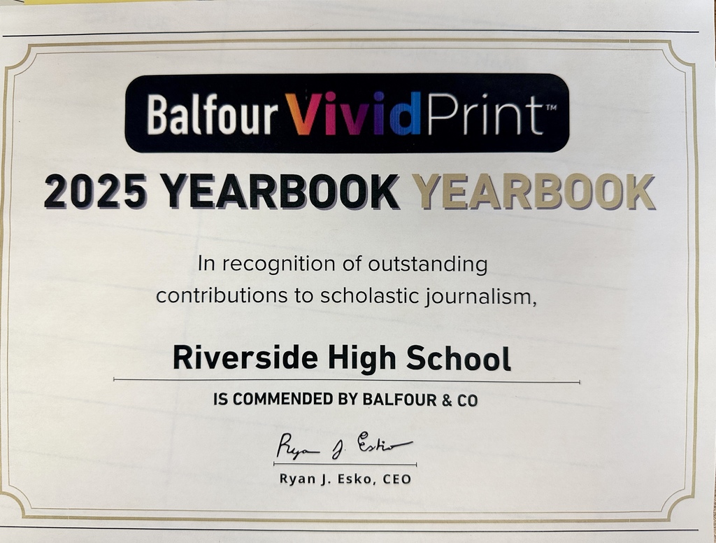 RHS Yearbook Award