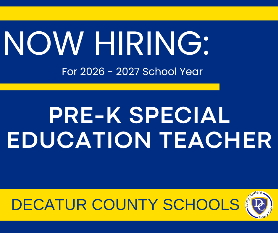 PreK Special Education Teacher Position Open