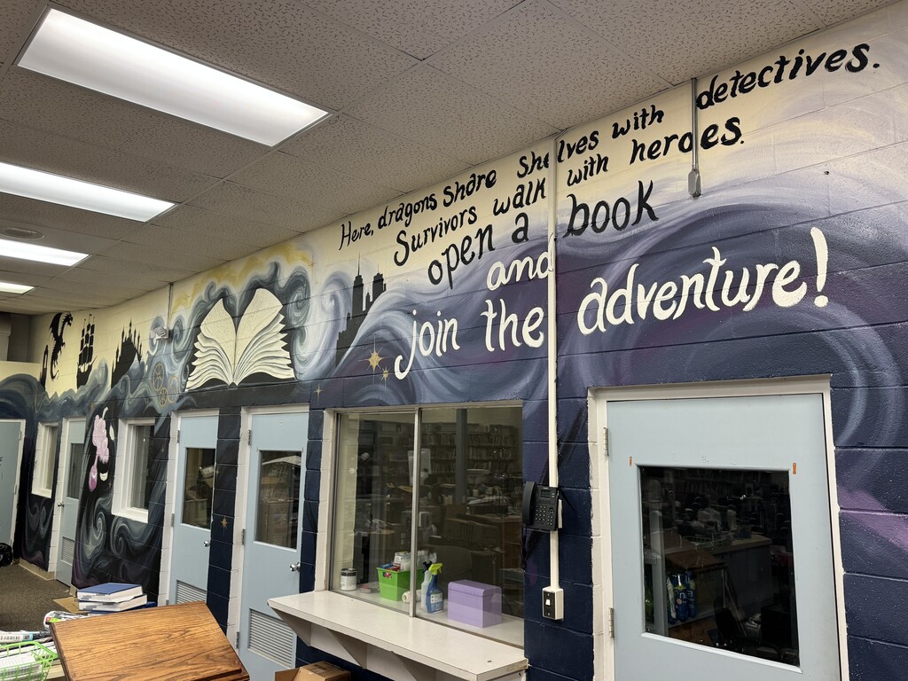 DCMS Library Mural