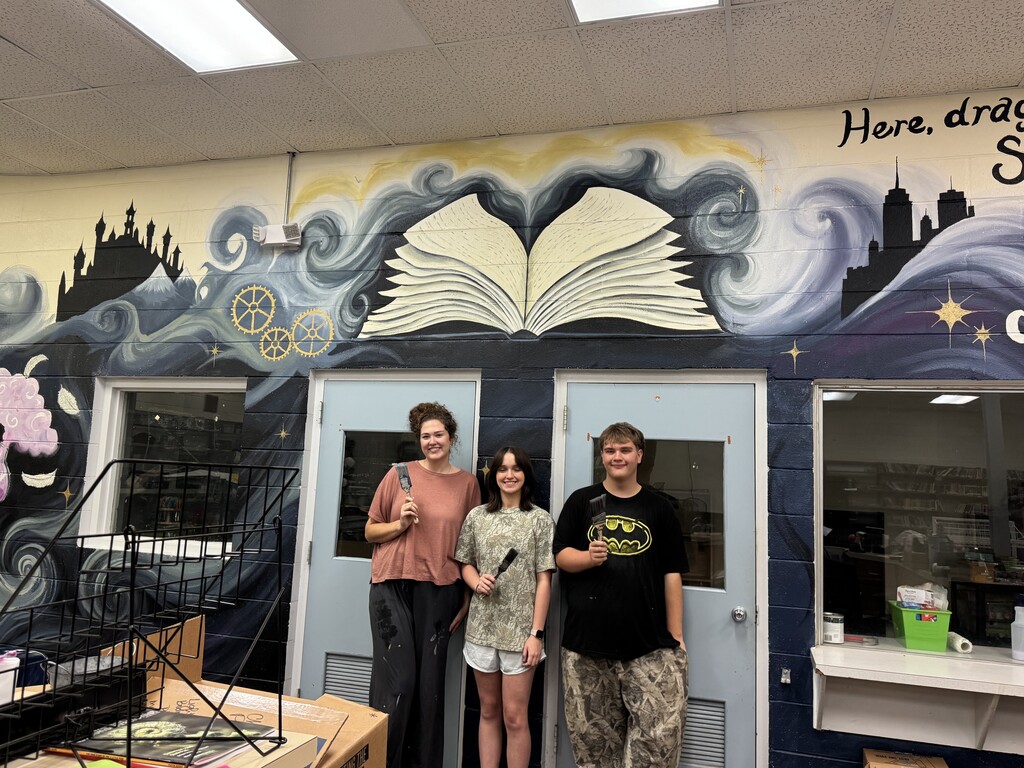 DCMS Library Mural