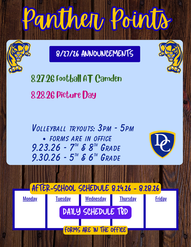 Panther Points 8/27/26