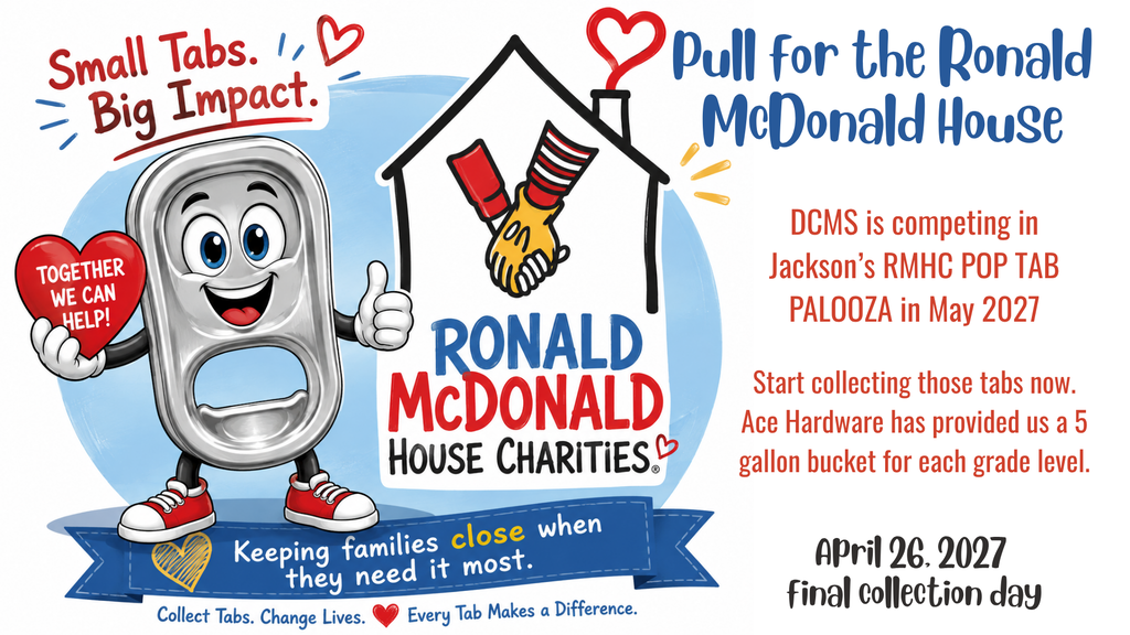 Campaign announcement for saving can tabs to raise money for Ronald McDonald Charities