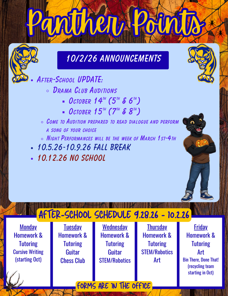 Panther Points 10-2-26
