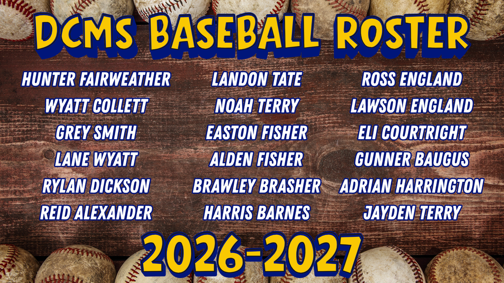 2026-2027 Baseball Roster