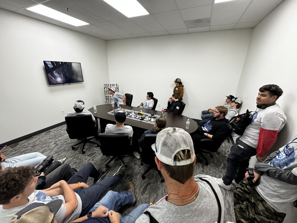 Students during a tour for Manufacturing Day