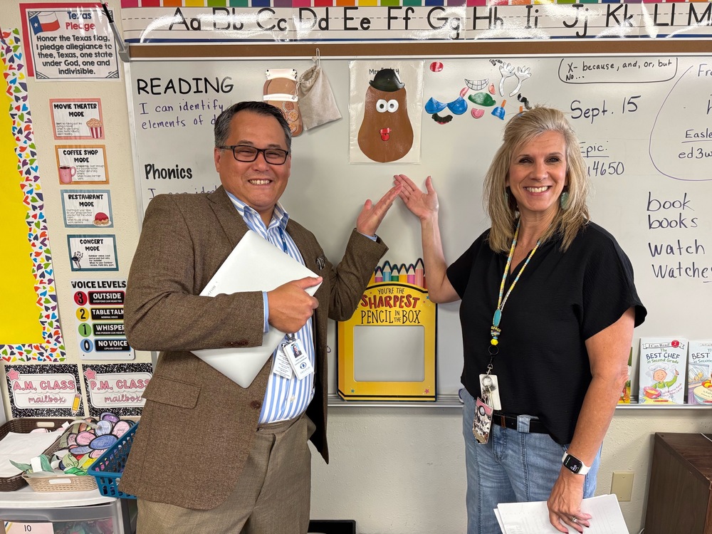 Principle and teacher 