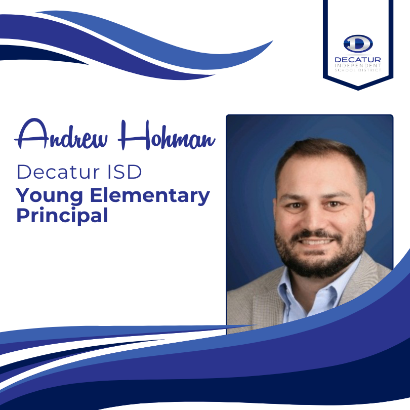 Graphic shows a photo of Andrew Hohman