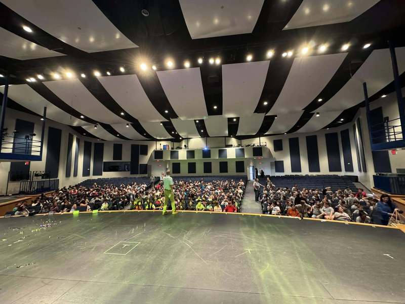 View of the auditorium from the stage