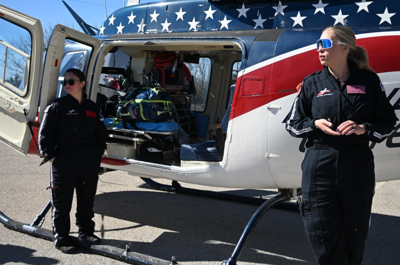 First Responders with Helicopter