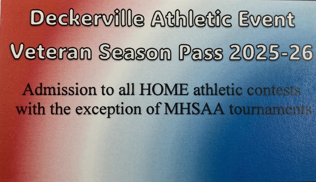Deckerville Veteran Pass