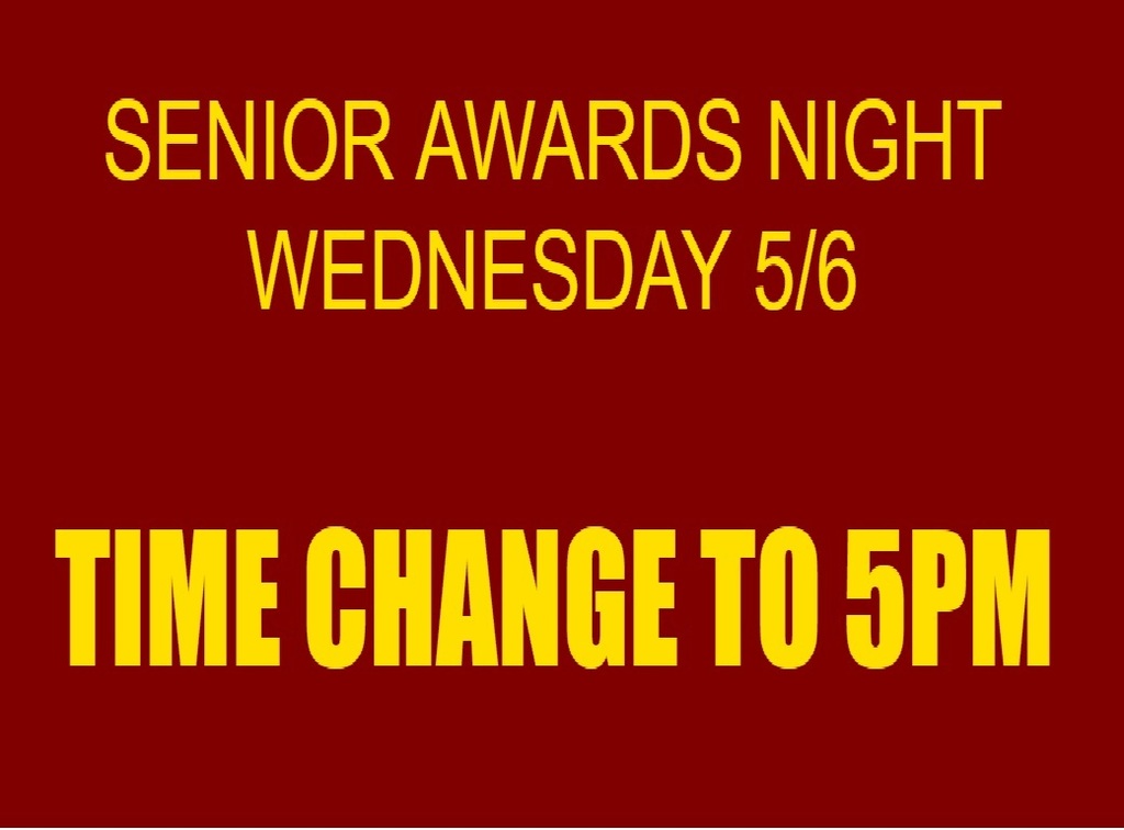 SENIOR AWARDS NIGHT