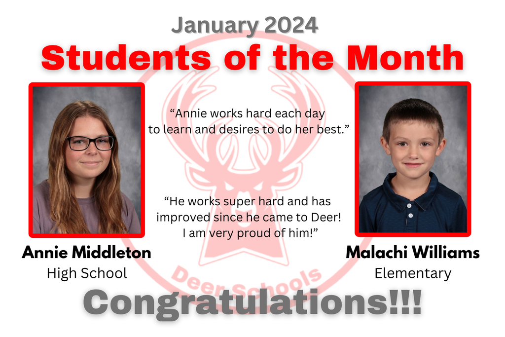 Students of the Month