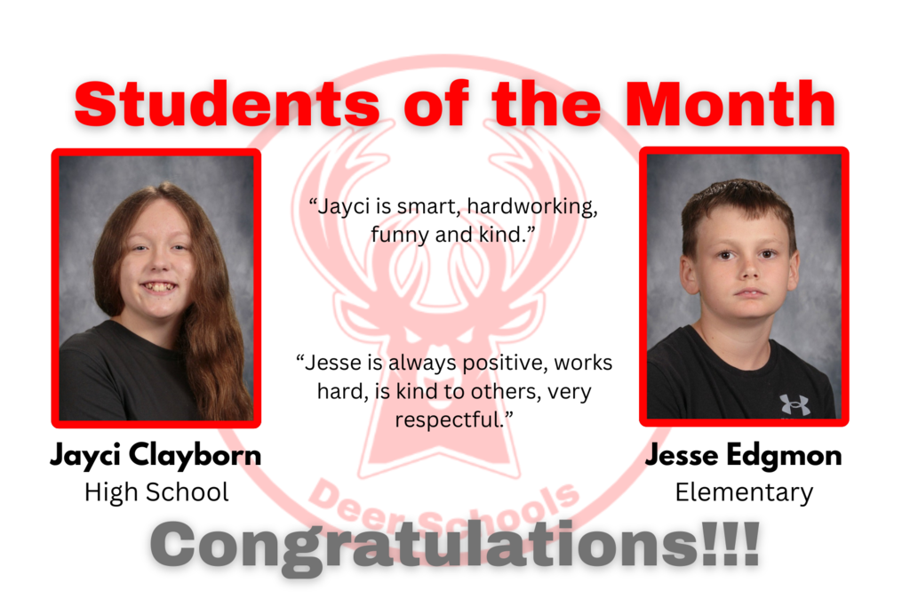 Students of the Month