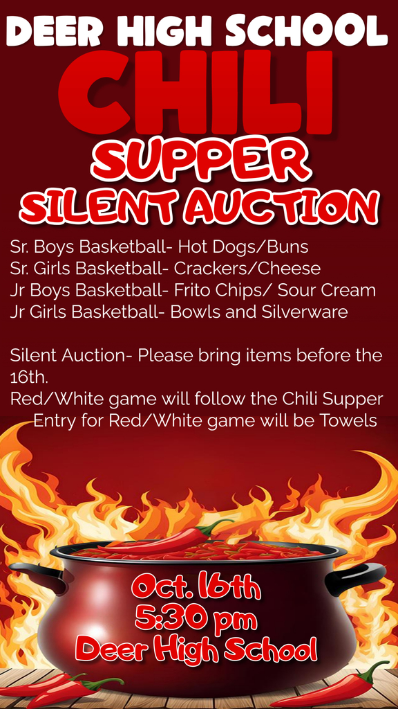 Chili Supper October 16