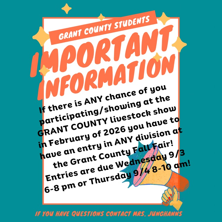 If your student is in an ag class they will have a number for fair.