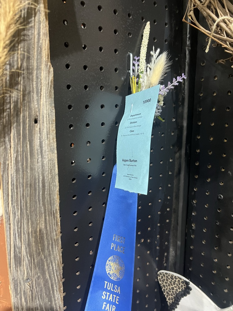 Aspen-1st place boutonnière