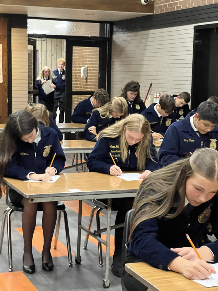 Greenhand quiz students did a great job this year!