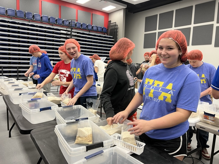 Making sure every bad weighed the right amount!