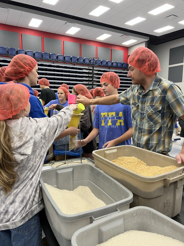 We all jumped in and worked great all together!