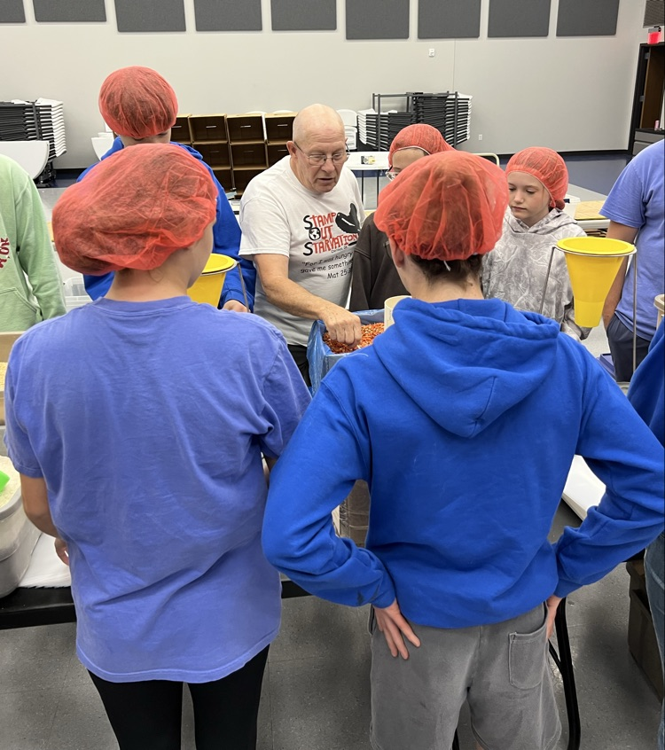 Monty giving direction to our first group of volunteers!