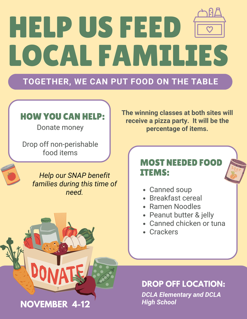 Yellow Playful Food Donation Flyer (1)