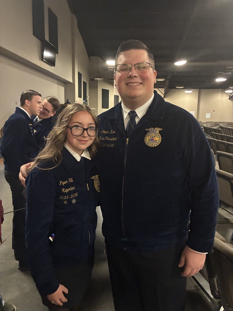 Always fun hanging out with our state officers! 