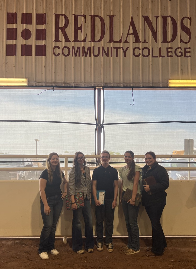 Bristol, Piper, Chase, Tirsah and Derby judged 10 classes of livestock and did 2 questions classes on Tuesday! 