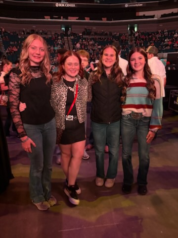 Dressed up for the concert!
