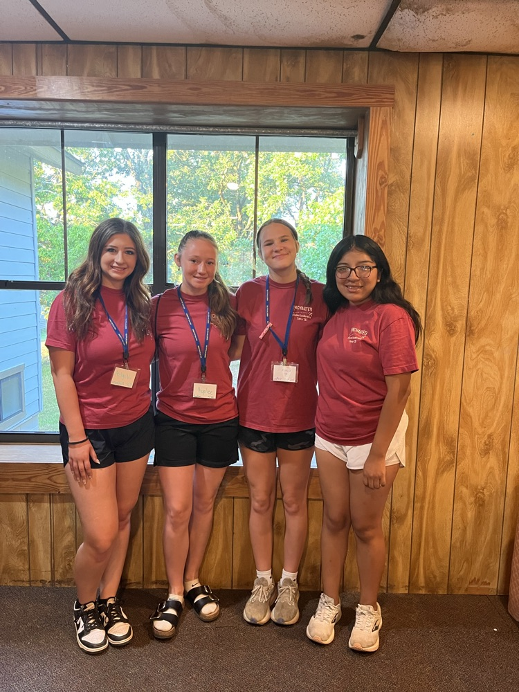 Ruthie with her cabin-mates.