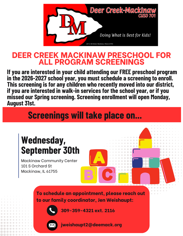 PFA Screenings