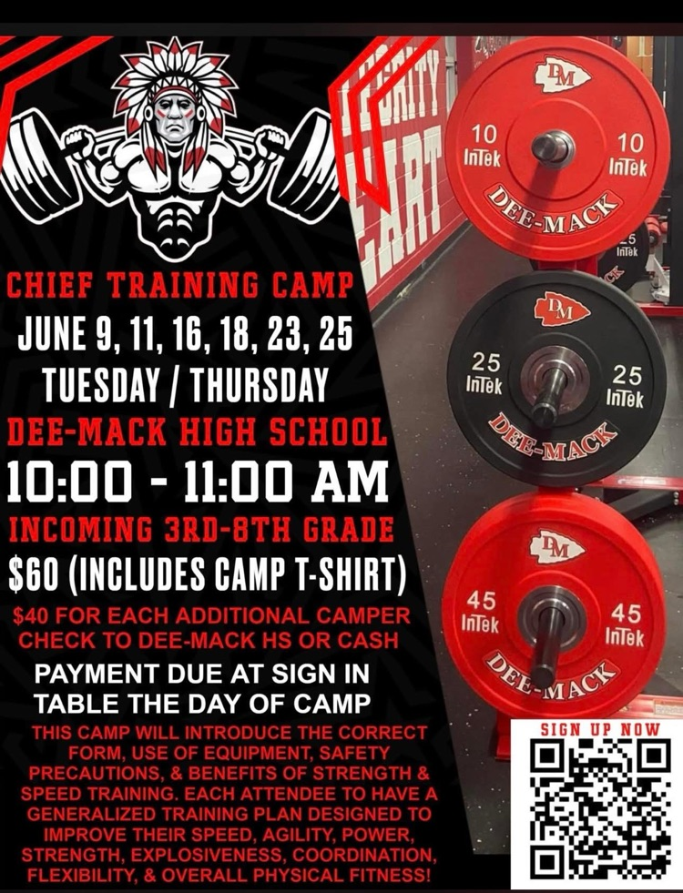 Chief training flyer