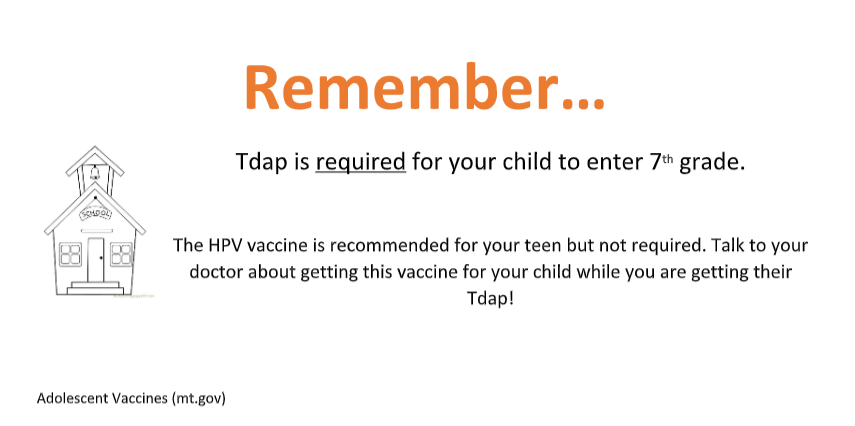 Tdap Booster Required