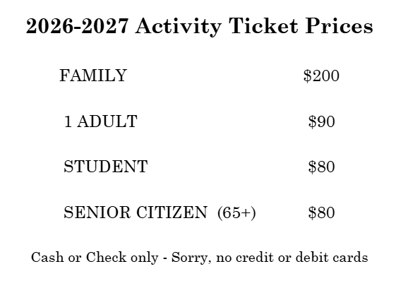 Activity Ticket Prices