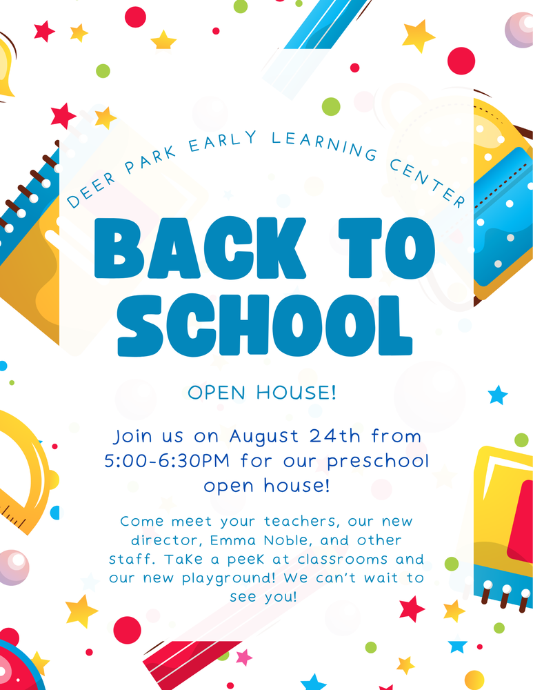 flyer for Open House