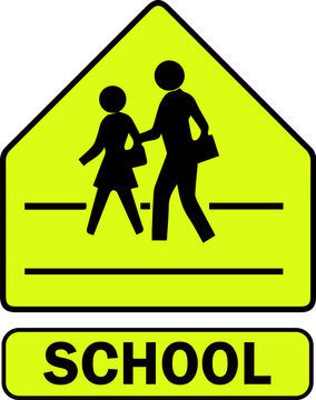 school crossing sign