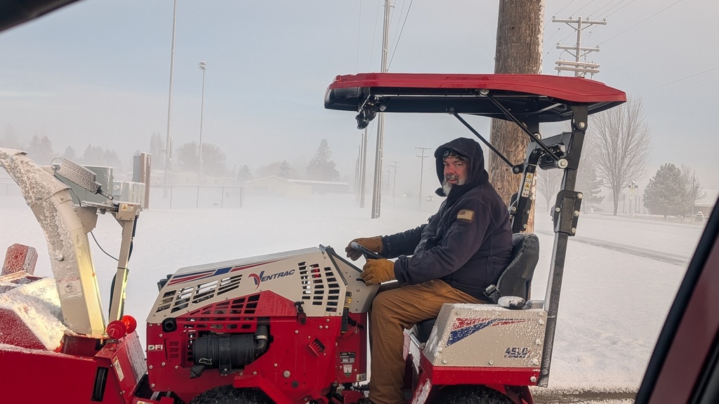 snow plowing