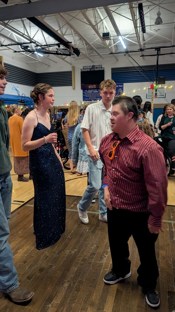 Photos of students and staff from Prom Spectacular
