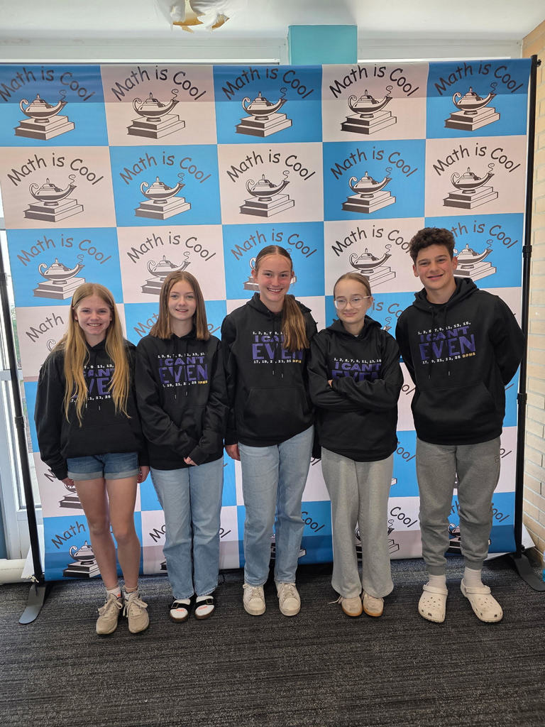 Middle School students at math is cool competition. 