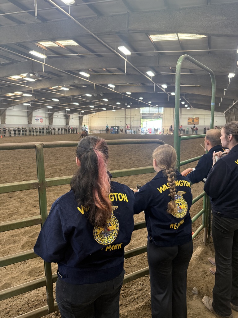 FFA horse judging team at work