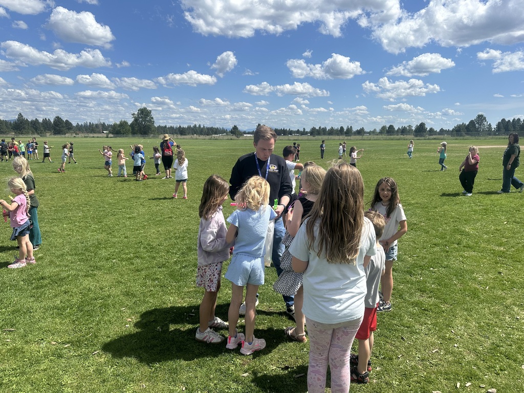 DPE bubble party and sno cones