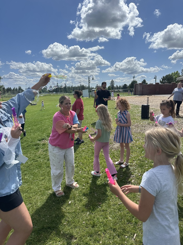 DPE bubble party and sno cones