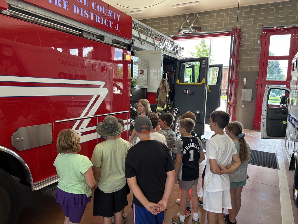 Fourth grade field trip fire station