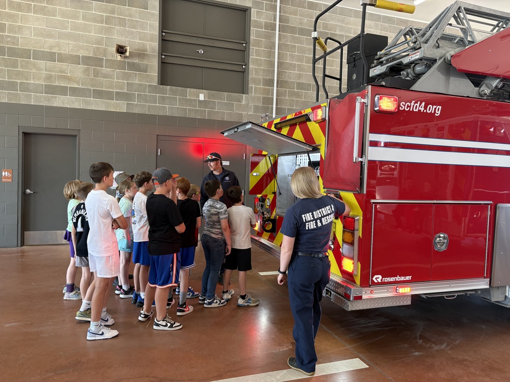 Fourth grade field trip fire station