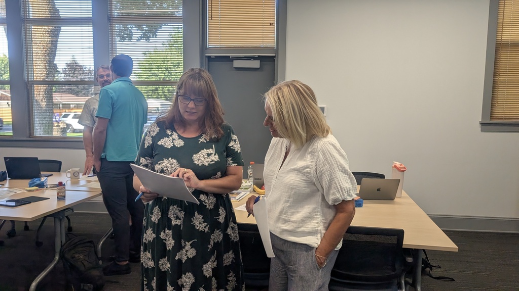 Staff meeting together to plan the 26-27 school year