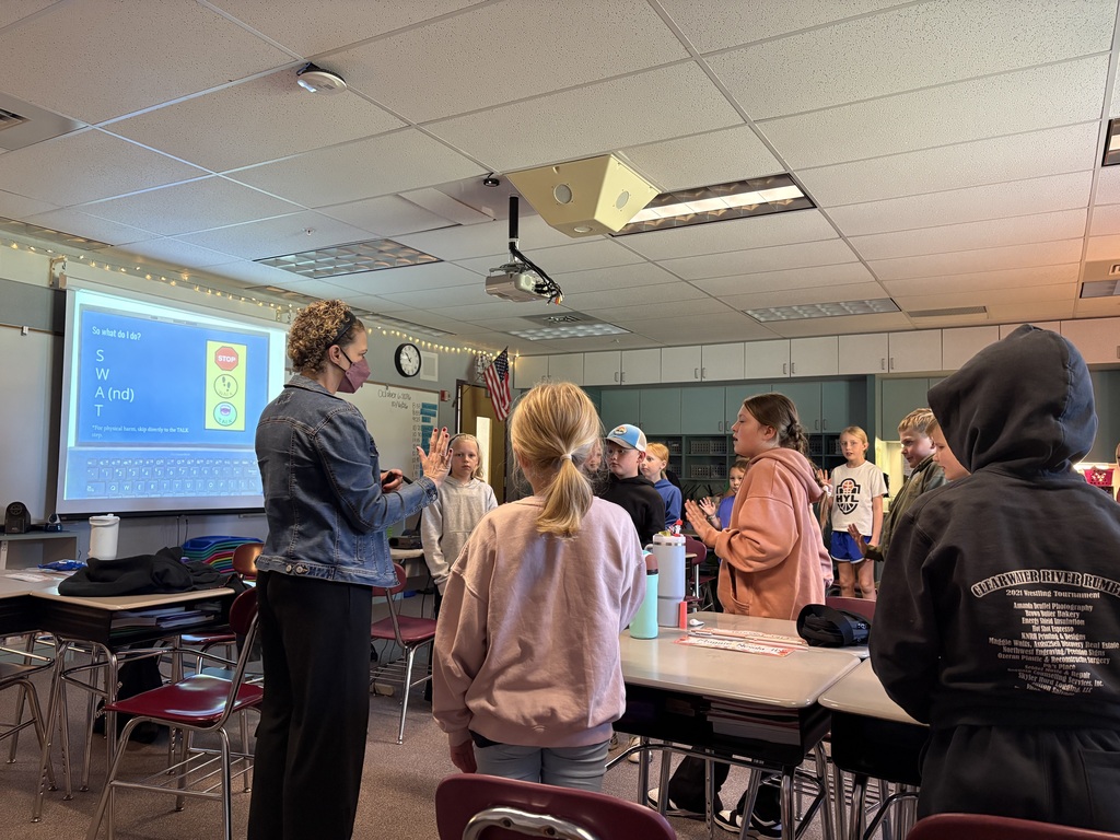 Kids learning about bullying prevention.