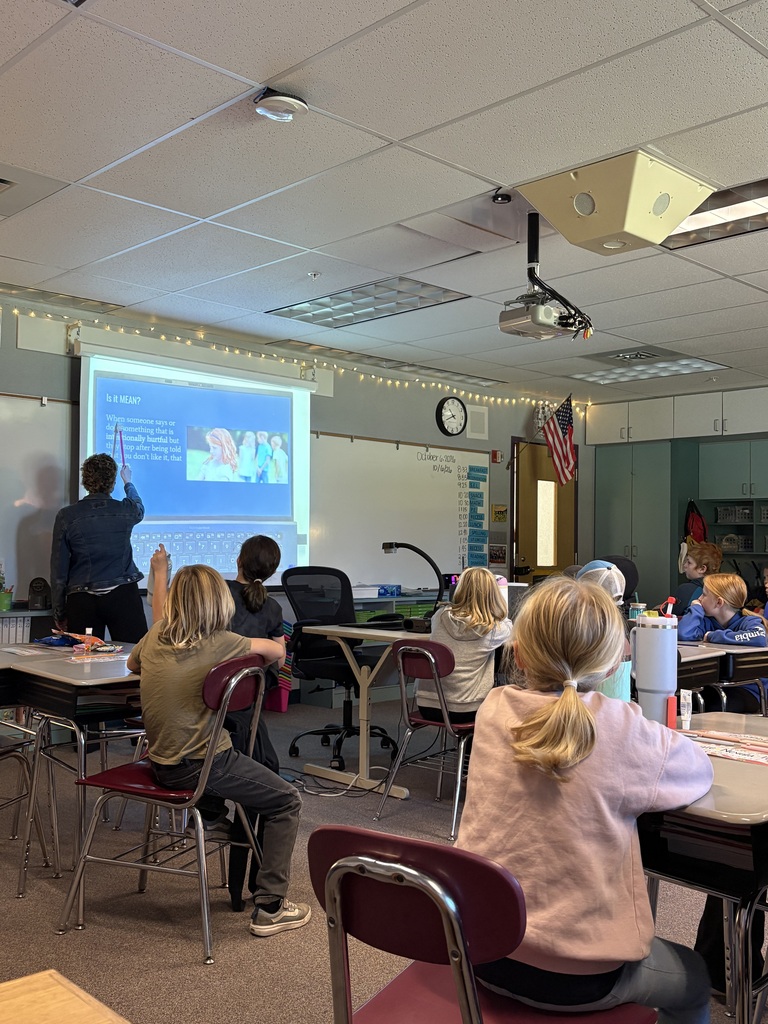 Kids learning about bullying prevention.