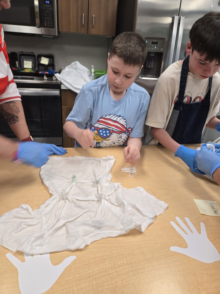 Tie Dye at Deer Park Middle School